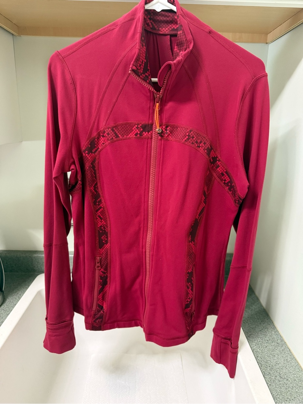 lululemon athletica Deep Berry Full-Zip Utility Jacket